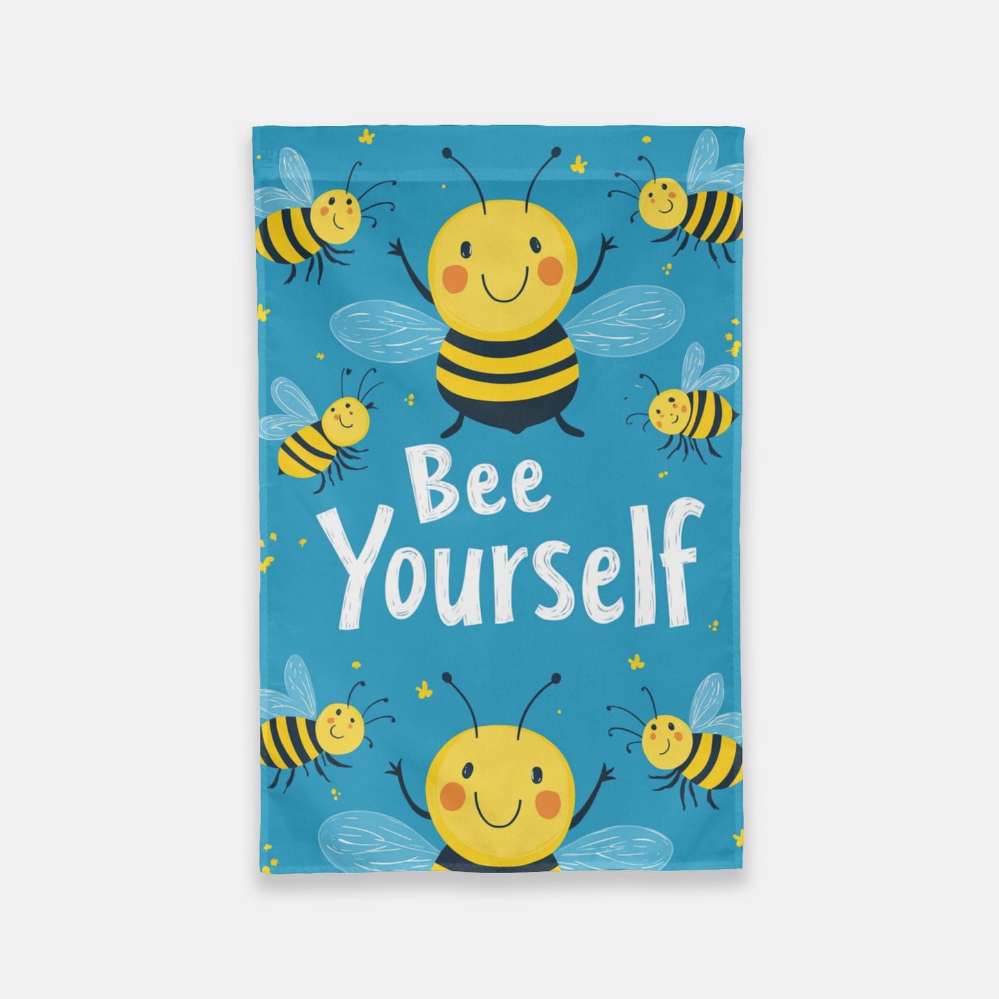 Garden Flag: Bee Yourself Theme - 24" x 36"