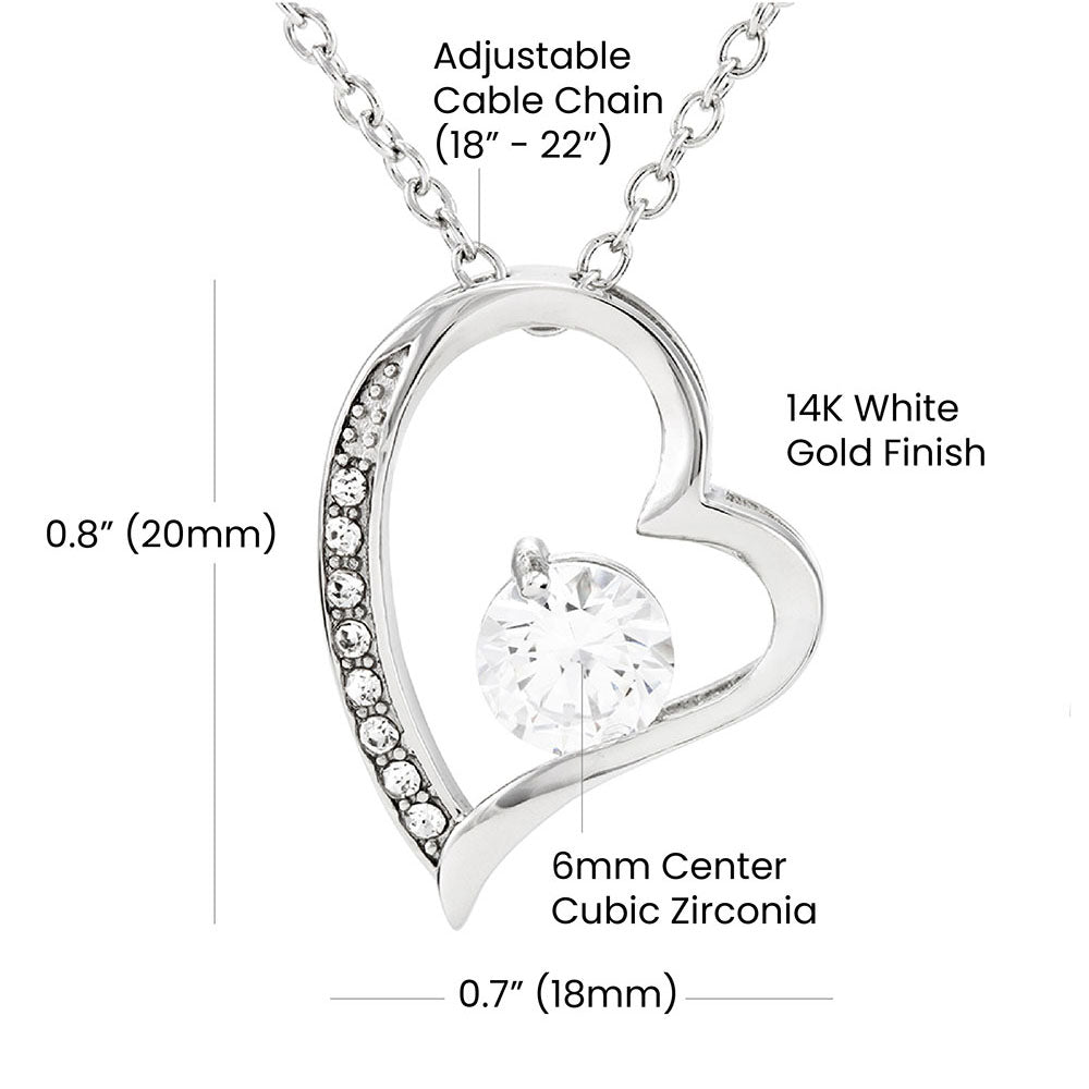 Forever Love Open Heart Necklace – A Timeless Symbol of Devotion