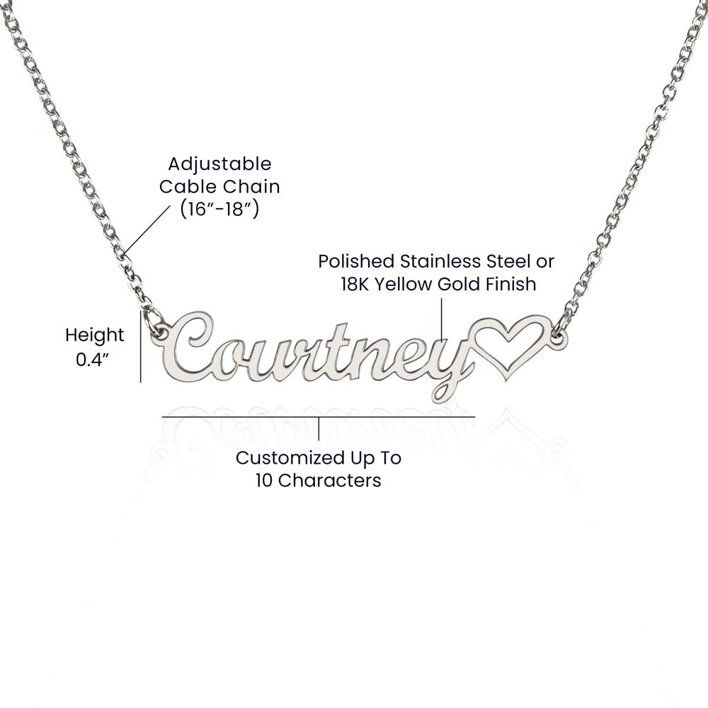 Custom Name Necklace_ Choose Standard or Luxury Box