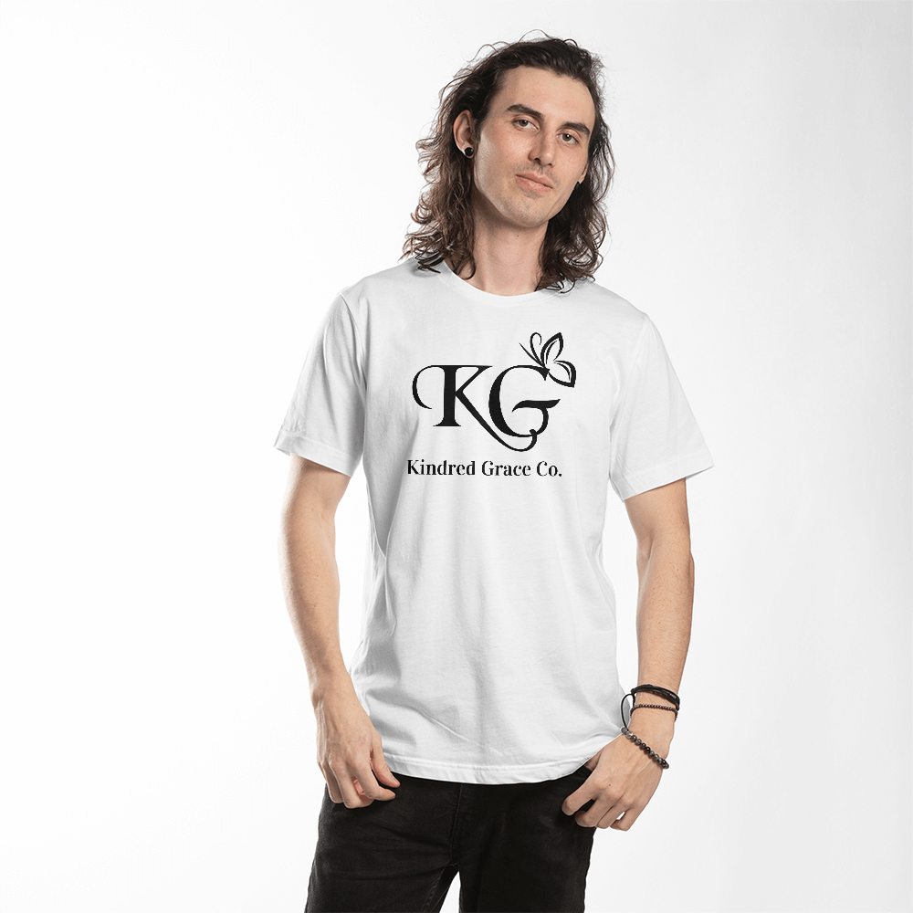 Kindred Grace Co. Tshirt- White w/ Black Logo