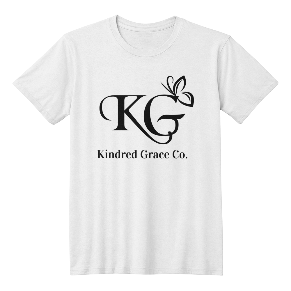 Kindred Grace Co. Tshirt- White w/ Black Logo