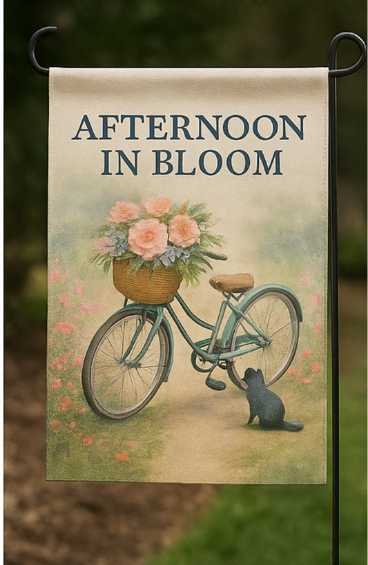 Garden Flag: Afternoon in Bloom