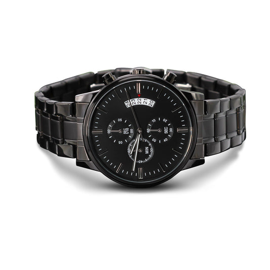 Engraved Watch Timepiece with a Personal Touch — Perfect Gift for Men